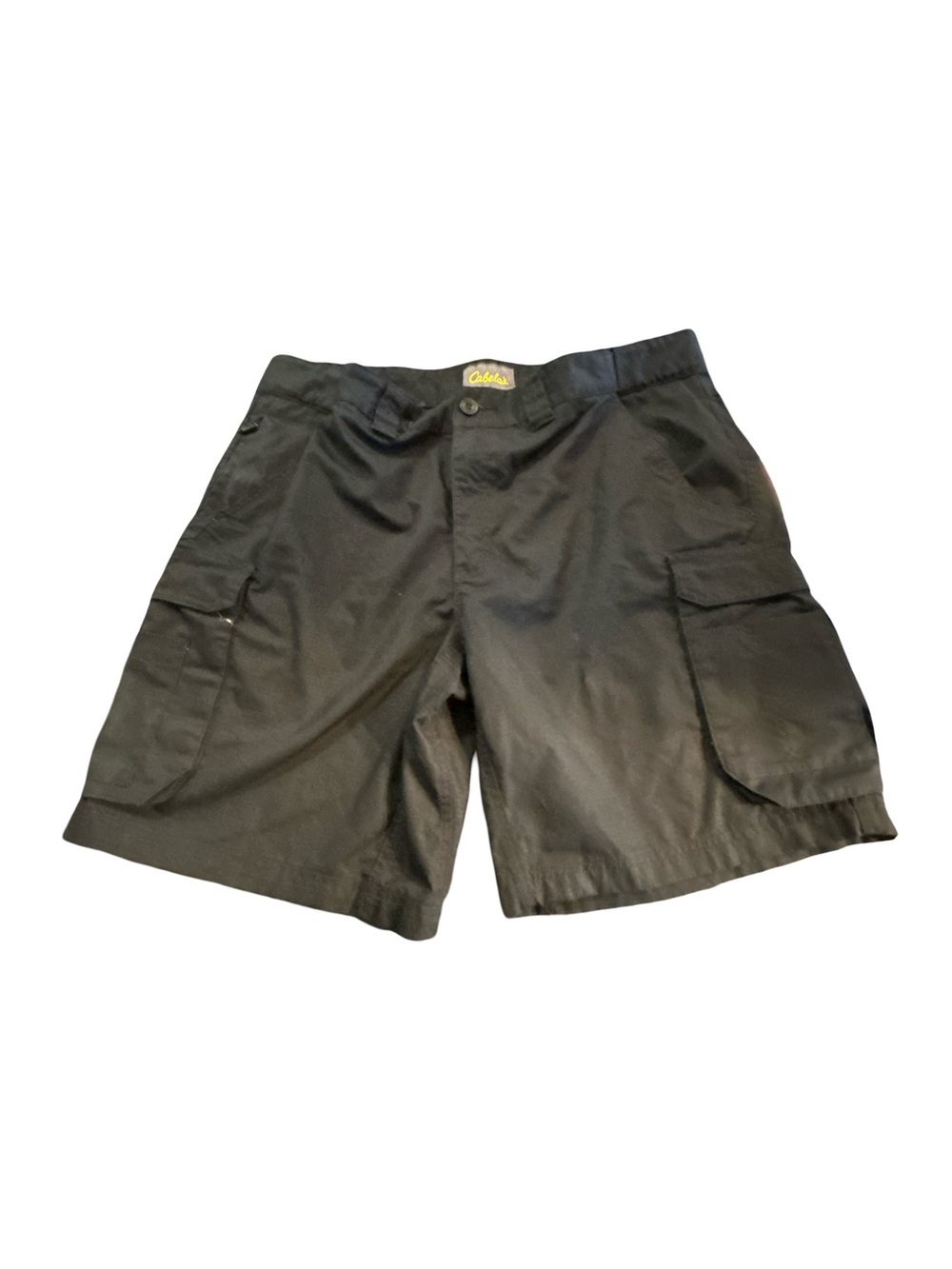 Cabela's Black Cotton Ripstop Cargo Shorts Men’s Size 40 Gorpcore Outdoor Hiking